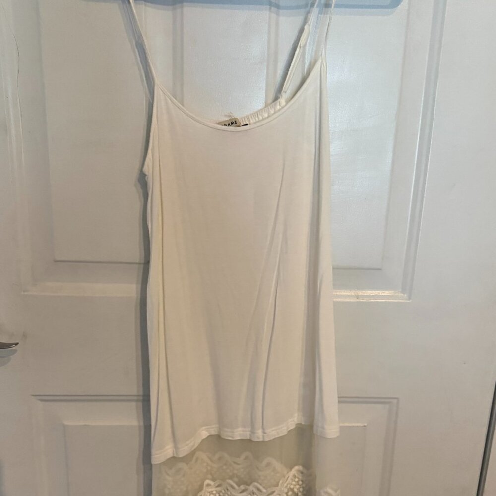 White Long Camisole